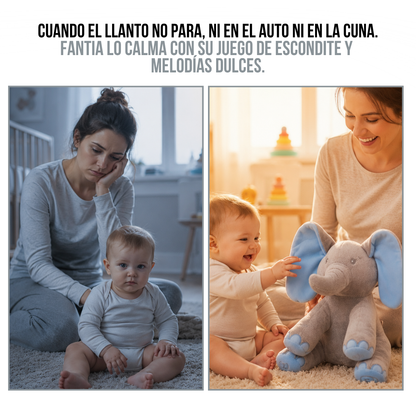 HERMOSO ELEFANTE DE PELUCHE MUSICAL | FANTIA™