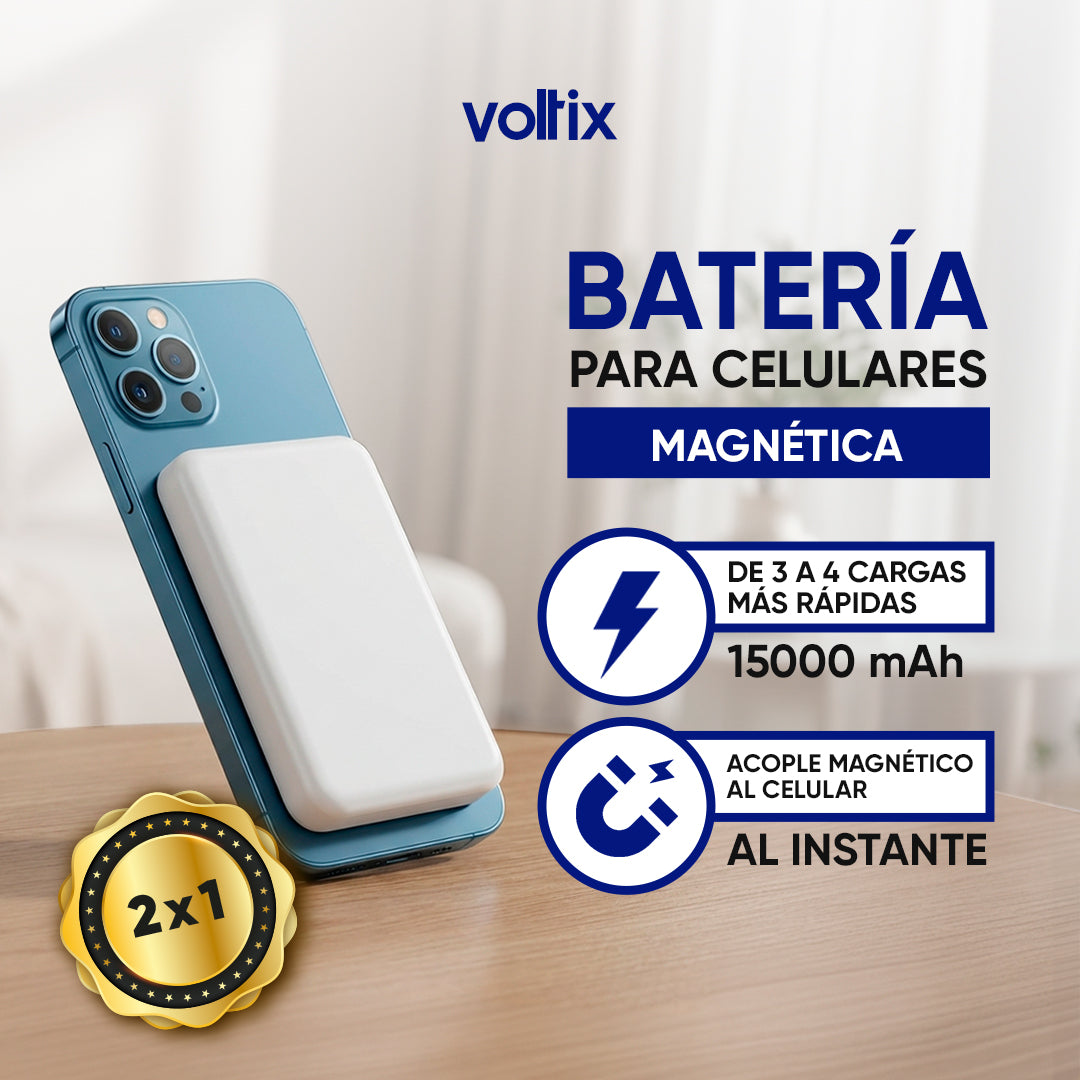 2X1 BATERÍA PORTÁTIL MAGNÉTICA | VOLTIX™