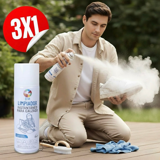 3X1 LIMPIADOR DE ZAPATOS INSTANTÁNEO | SPUMY™