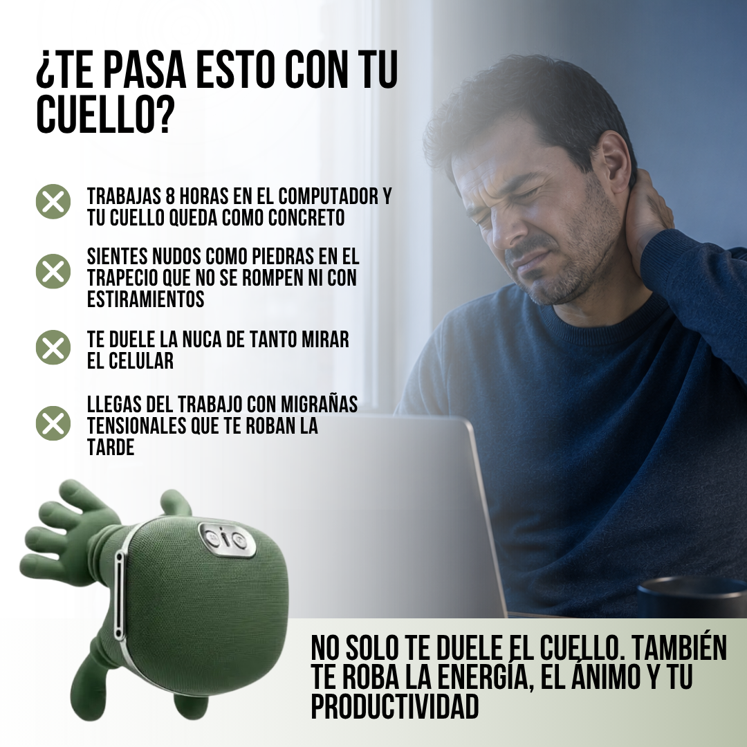 MASAJEADOR BIÓNICO PARA CUELLO Y HOMBROS | MASVIA™