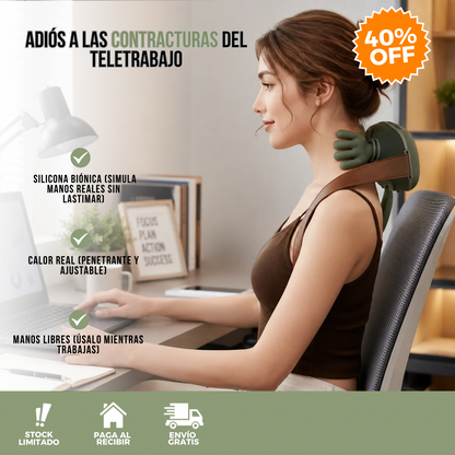 MASAJEADOR BIÓNICO PARA CUELLO Y HOMBROS | MASVIA™