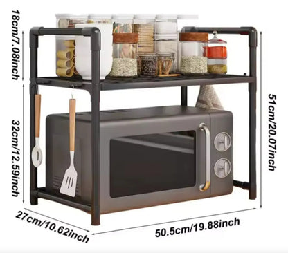 RACK ORGANIZADOR DE MICROONDAS 2 NIVELES |  NIVELA™