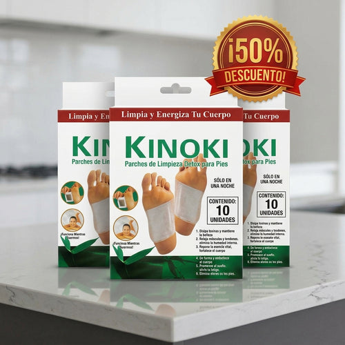 3X1 PARCHES DETOX PARA PIES | KINOKIT™