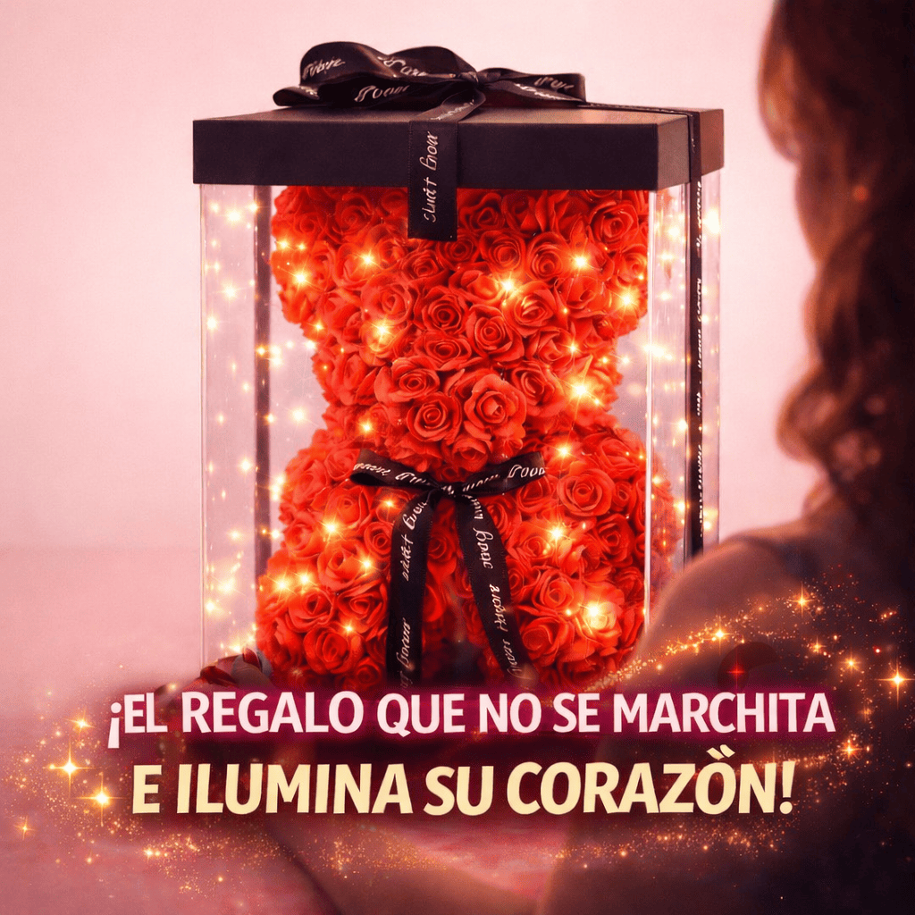 OSO HECHO DE FLORES - PERFECTO PARA SAN VALENTÍN | FLORY™