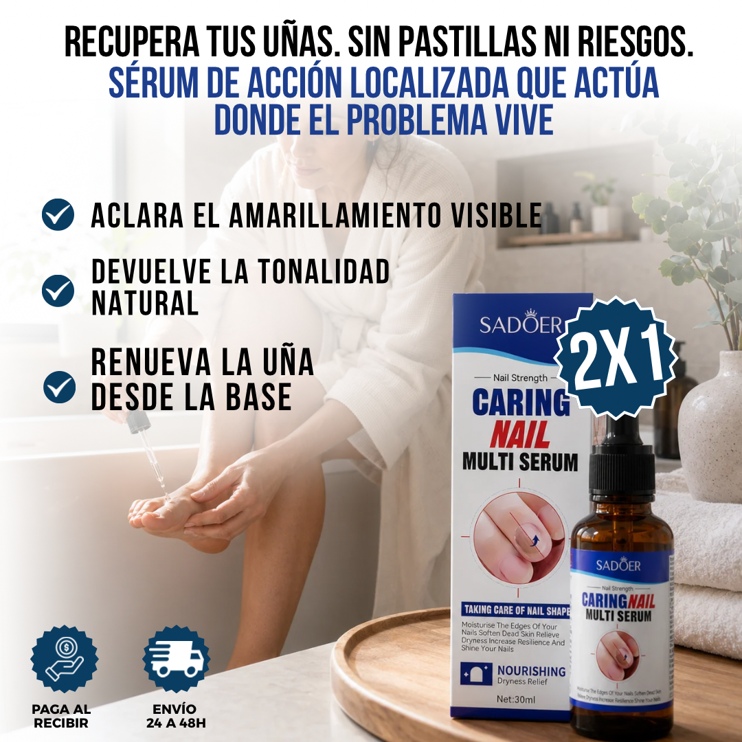 2x1 SÉRUM ANTIHONGOS PARA UÑAS PURAVIA™