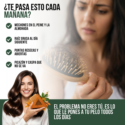 2x1 SHAMPOO HERBAL EN BARRA CUIDADO DE CABELLO | SELVYA™