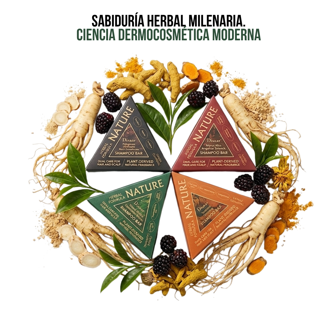 2x1 SHAMPOO HERBAL EN BARRA CUIDADO DE CABELLO | SELVYA™