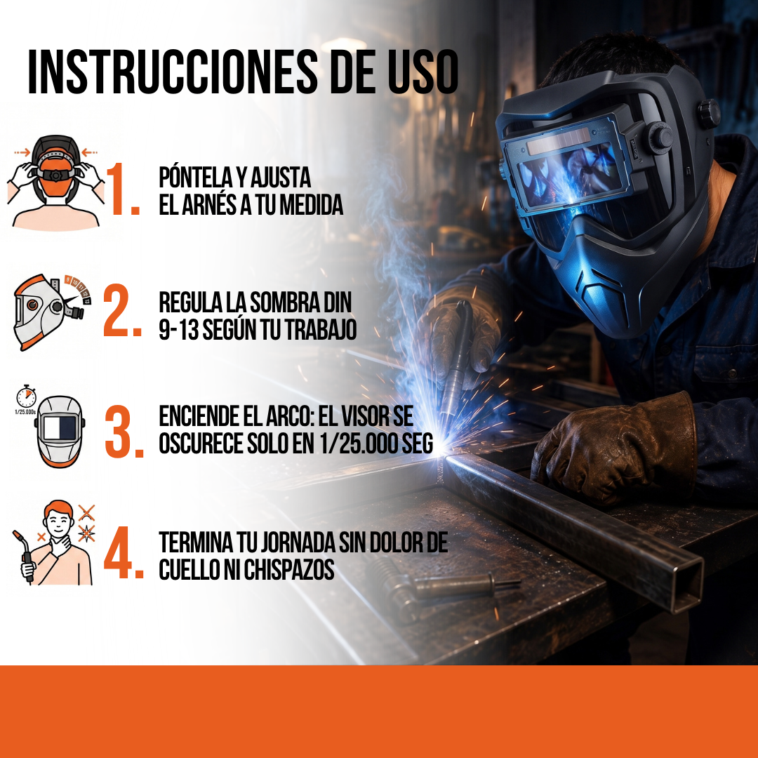 MÁSCARA PARA SOLDAR | SOLDAX™