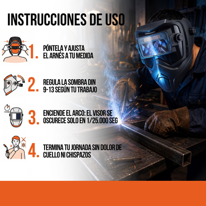 MÁSCARA PARA SOLDAR | SOLDAX™