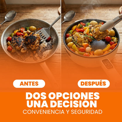 SARTEN MULTIFUNCIONAL ELECTRICO ANTIADHERENTE | COCINPRO™