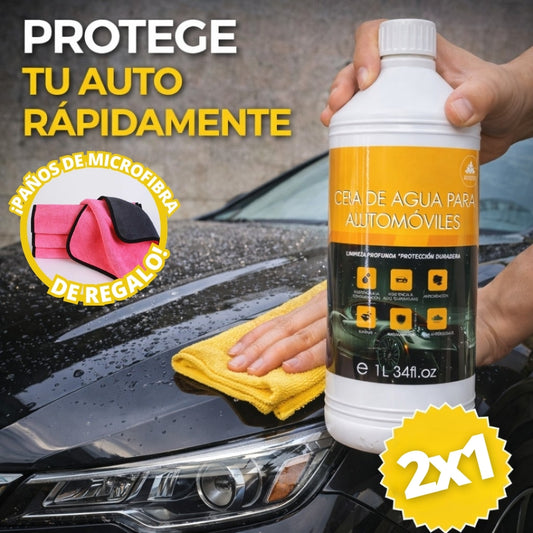 2x1 CERA PARA AUTOS + PAÑO DE MICROFIBRA | LUMICAR™
