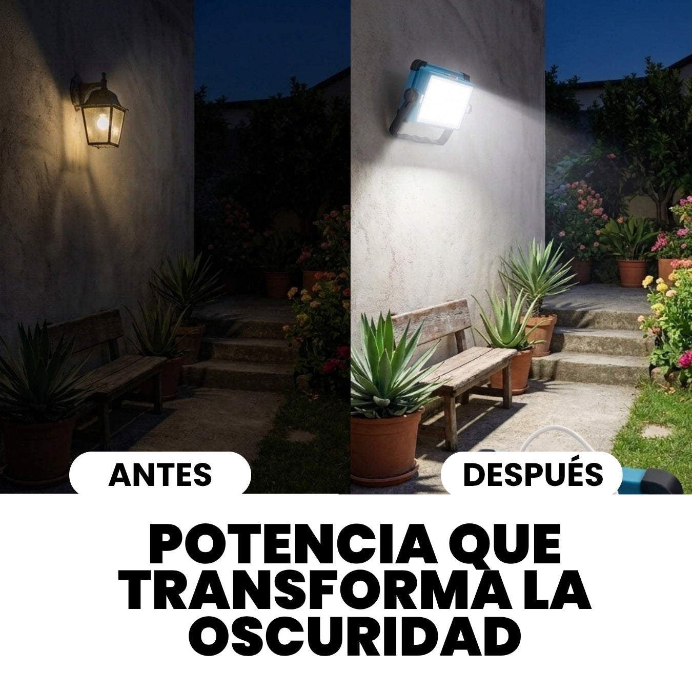 FOCO SOLAR LED 100W REGARGBLE| LUMIPRO™