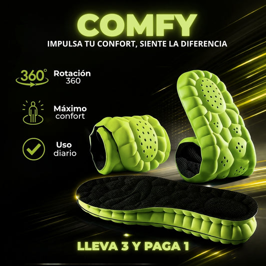 3x1 PLANTILLAS DE SOPORTE Y ALIVIO ERGONÓMICAS | COMFY™