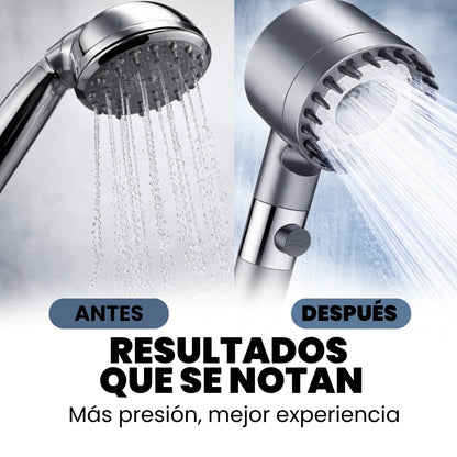 2 CABEZALES DE DUCHA ALTA POTENCIA + 4 FILTROS PURIFICANTE DE REGALO 🎁 | HIDROPRESS™