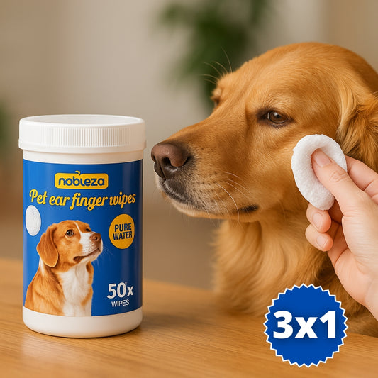 3X1 TOALLITAS LIMPIA OÍDOS PARA MASCOTAS | LIMPET™