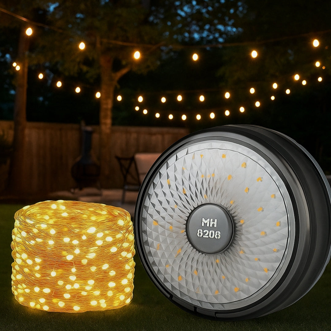 LUCES LED SOLARES IMPERMEABLES 10 METROS | ILUMINA™