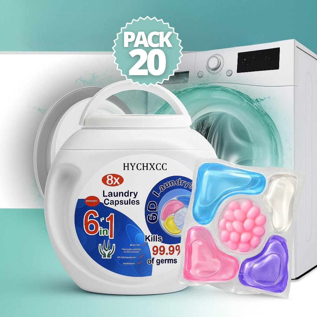CÁPSULAS DETERGENTES MULTIFUNCIONALES | LAUNDER™