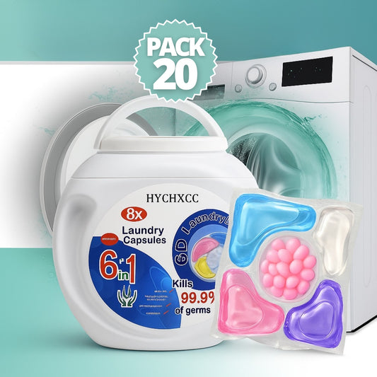 CÁPSULAS DETERGENTES MULTIFUNCIONALES | LAUNDER™