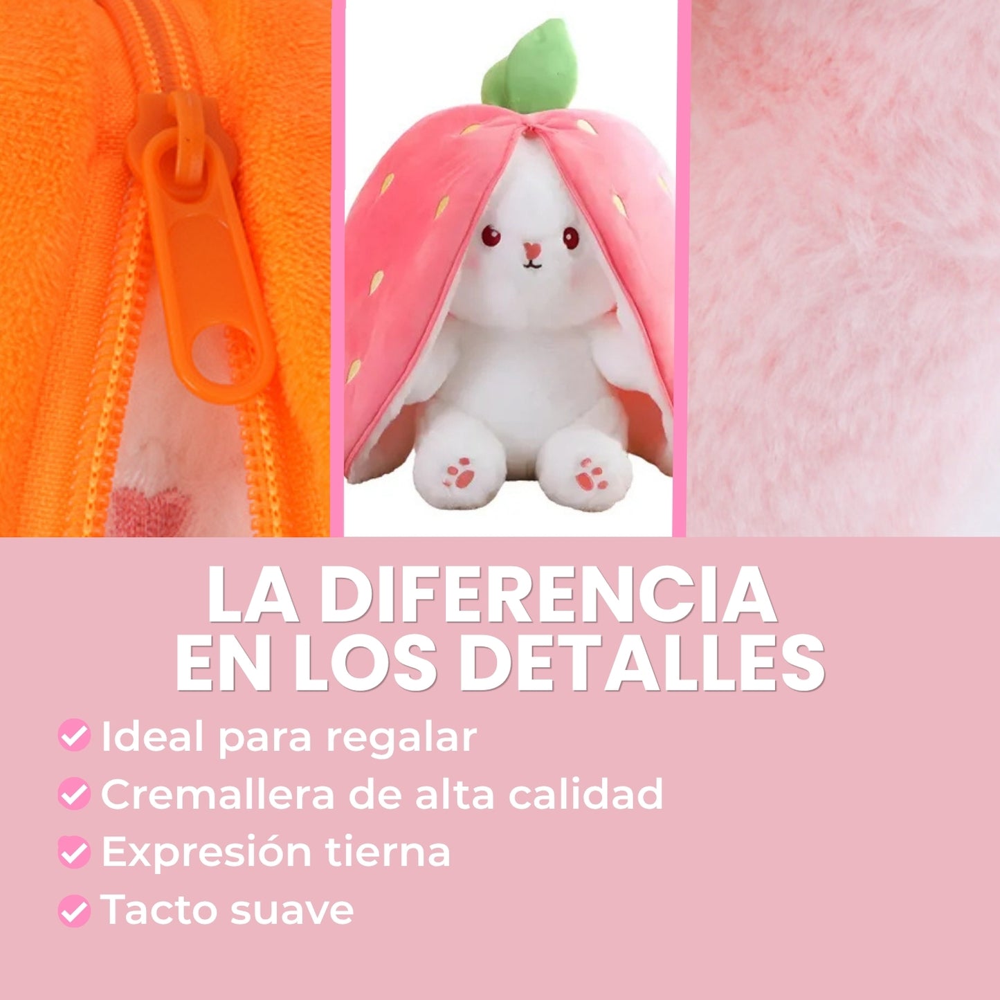 PELUCHE CONEJO REVERSIBLE DE PASCUA | MIMITO™