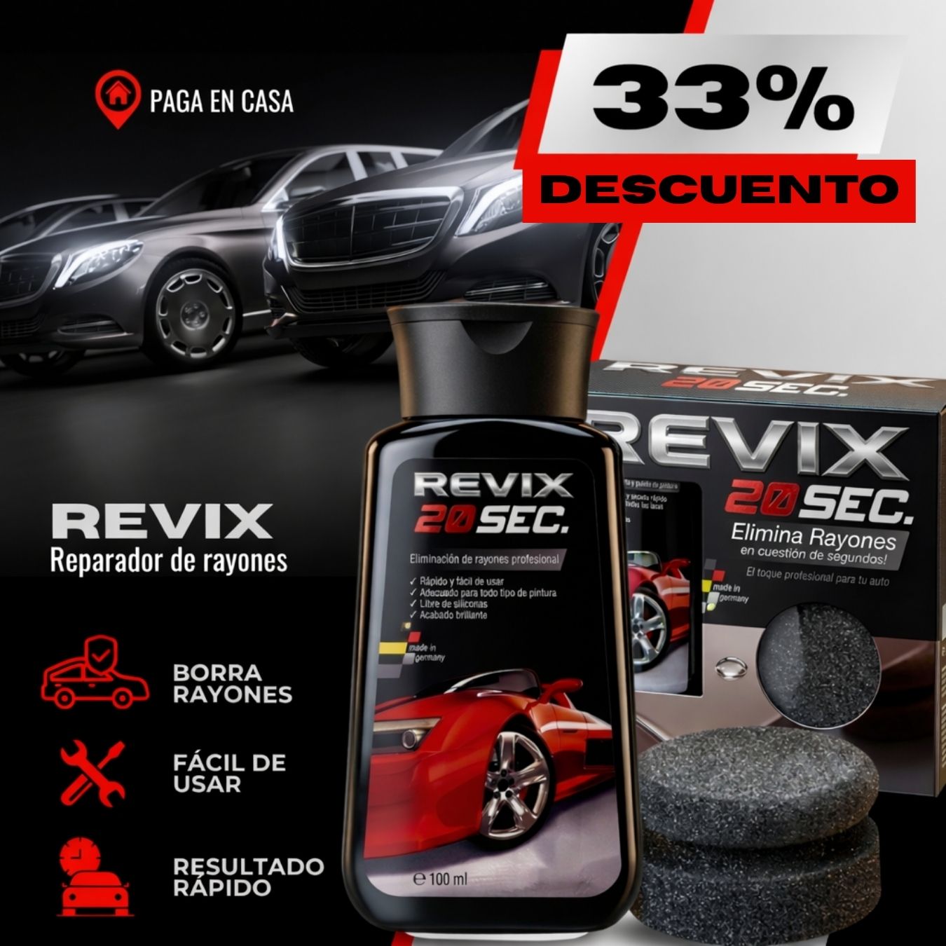 KIT PARA ELIMINAR ARAÑAZOS EN AUTOS | REVIX™