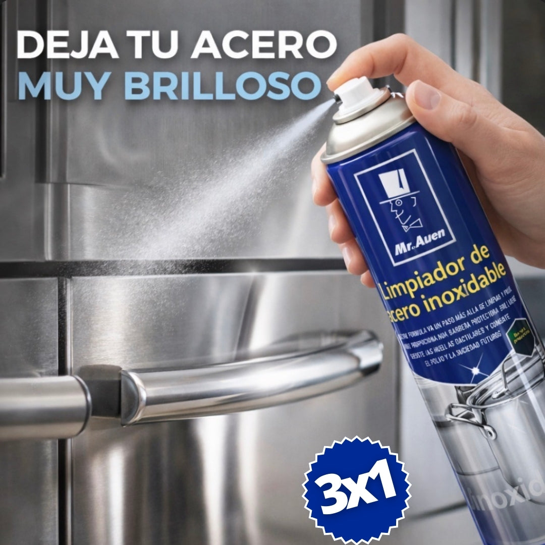 3X1 POTENTE LIMPIADOR DE ACERO INOXIDABLE | BRILA™