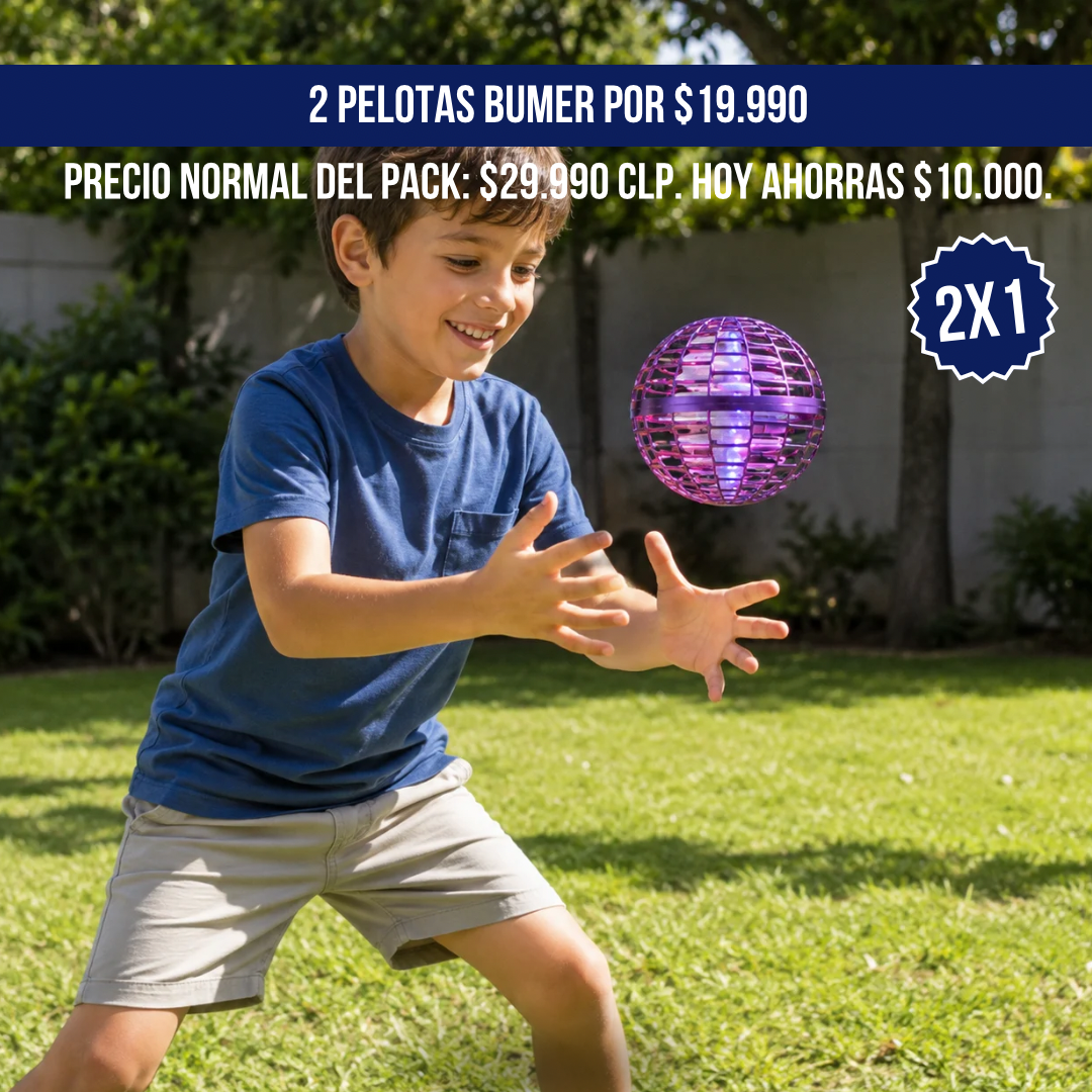 2x1 IMPRESIONANTE PELOTA VOLADORA BUMER™