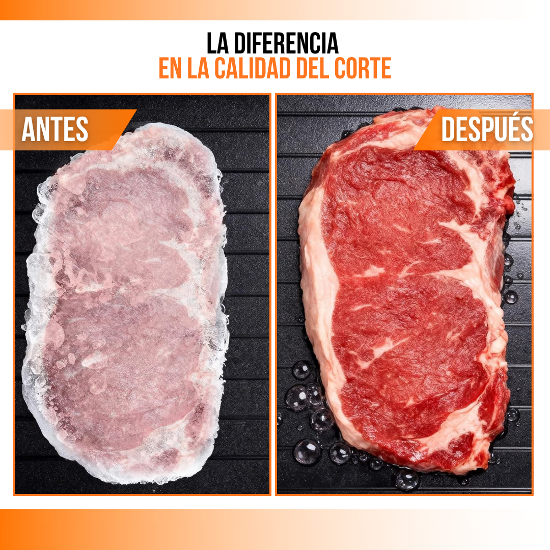BANDEJA DESCONGELADORA DE ALIMENTOS RÁPIDA | COCIFROST™ + CUCHILLO MULTIFUNCIONAL DE REGALO🎁