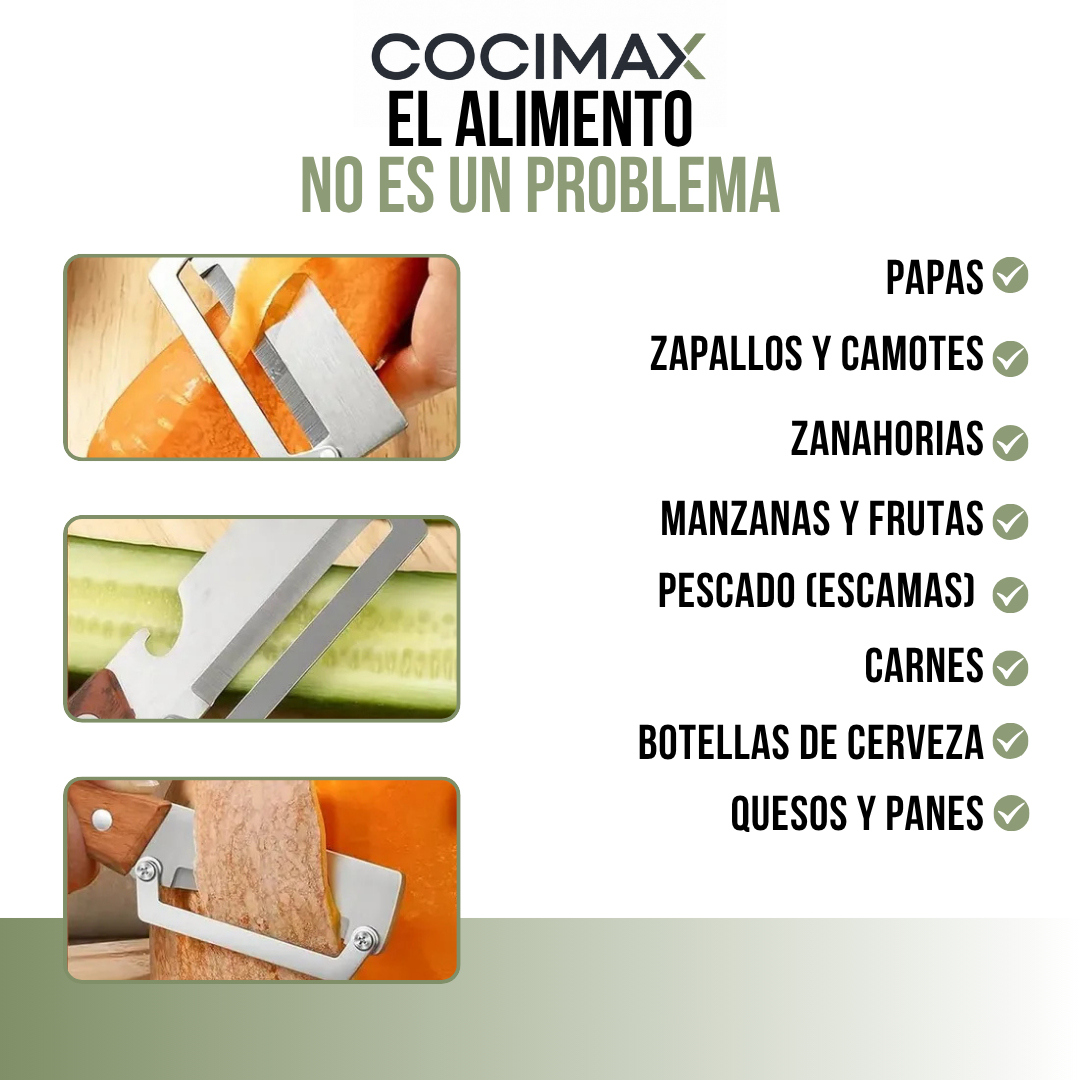 2X1 CUCHILLO PELADOR MULTIFUNCIONAL | COCIMAX™