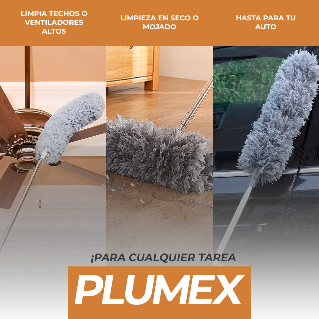 3X1 PLUMERO DE MICROFIBRA EXTENSIBLE | PLUMEX™