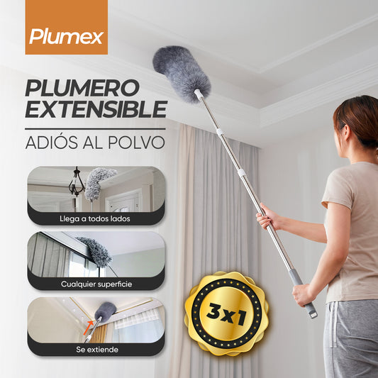 3X1 PLUMERO DE MICROFIBRA EXTENSIBLE | PLUMEX™