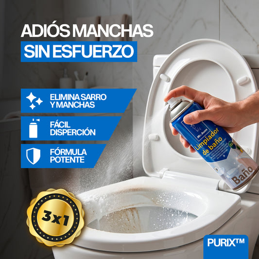 3X1 ESPUMA LIMPIA BAÑOS | PURIX™