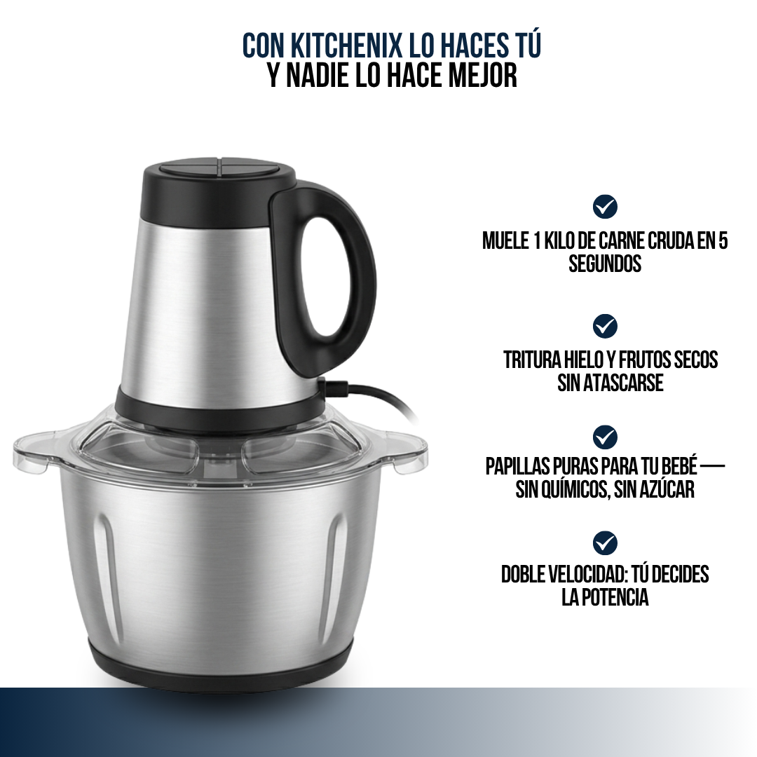 PROCESADOR MULTIFUNCIONAL DE ALIMENTOS | KITCHENIX™