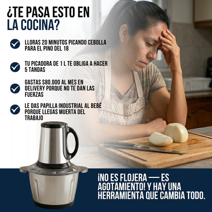 PROCESADOR MULTIFUNCIONAL DE ALIMENTOS | KITCHENIX™