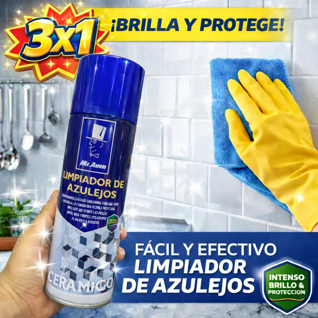 3X1 LIMPIADOR DE AZULEJOS DESMANCHANTE | CLEANZA™