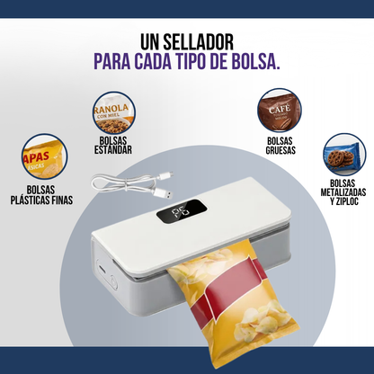 SELLADOR DE BOLSAS AL VACÍO CON CUCHILLA ABRIDORA | SELLIX™