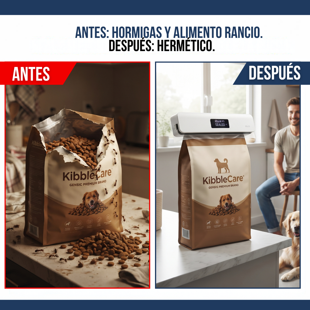 SELLADOR DE BOLSAS AL VACÍO CON CUCHILLA ABRIDORA | SELLIX™