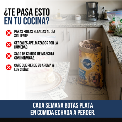 SELLADOR DE BOLSAS AL VACÍO CON CUCHILLA ABRIDORA | SELLIX™