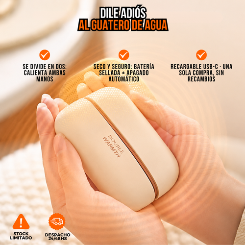 CALENTADOR DE MANOS RECARGABLE PARA INVIERNO | THERMOVA™