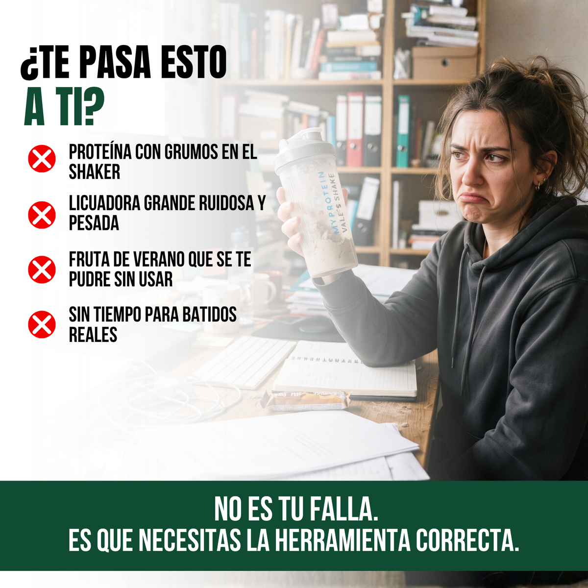VITALFIT™: VASO PARA BATIDOS RÁPIDOS CON EBOOK RECETARIO DE REGALO🎁
