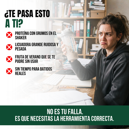 VITALFIT™: VASO PARA BATIDOS RÁPIDOS CON EBOOK RECETARIO DE REGALO🎁